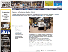 Tablet Screenshot of pedestrianstudies.com